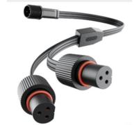 GLFLOW Cavo di prolunga splitter di tipo Y, cavo di prolunga splitter di tipo Y, 22 AWG, in rame, impermeabile IP68, per luci esterne (1 maschio e 2 femmine)