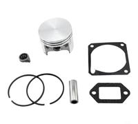 GLFLOW Cilindro per motosega da 52 mm e per montaggio a pistone, compatibile con macchine da giardino MS381, kit di rivestimento in metallo (C)