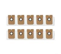 GLFLOW Confezione da 10 sacchetti per aspirapolvere MiWhole M9 Pro Max, filtraggio in tessuto non tessuto a 5 strati, parti di ricambio ad alta capacità (confezione da 10)