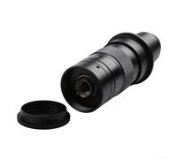 GLFLOW CS C-Mount Microscopio Zoom Lens, 65: 1 Rapporto Monoculare Obiettivo Per Videocamera, PCB Gioielli LCD Analisi (120X)