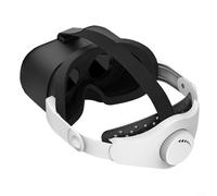 GLFLOW Cuffie VR per Nintendo Switch, lenti HD regolabili e cinghia per la testa, materiale ABS, rosso e bianco (bianco e nero)