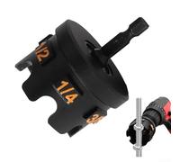 GLFLOW Dado Cerniera Trapano Attacco Per 1/4, 3/8, 1/2 Pollice Filettato Aste, Lega di Alluminio Bullone Estrattore Strumento