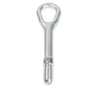 GLFLOW Gancio di traino ad occhiello in metallo color argento, ricambio diretto, compatibile con MERCEDES-BENZ W169 W245 W203 W219 W211 R171, OE A2206280135