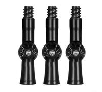 GLFLOW Giunto articolato girevole a 270 gradi angolo regolabile connettore aste telescopiche e strumenti di pulizia 13,3 x 3 cm per la pulizia delle finestre (3 pezzi)