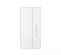 GLFLOW Guarnizione per porta del condizionatore d'aria in tessuto per porte scorrevoli con chiusura a cerniera, 210 x 90 cm, bianco