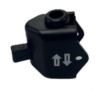 GLFLOW Kit di 2 indicatori di direzione per manubrio moto, ABS nero, per Simson S50 S51 KR51 e moto