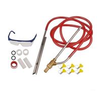 GLFLOW Kit di sabbiatura a umido per idropulitrice, sabbiatrice ad alta pressione da 5000 PSI con scollegamento rapido da 1/4", ugelli in acciaio inox per pulire ruggine e vernice