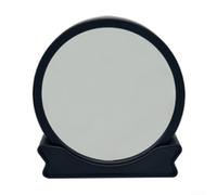 GLFLOW Lampada a specchio a LED con interruttore del sensore acustico, lampada abisso ambientale RGB per camera da letto, soggiorno, ufficio, nero, 10 x 9,5 cm