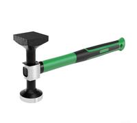 GLFLOW Martello a testa piatta, martello per lamiera da 315 mm con testa in acciaio al carbonio e manico in fibra di vetro, per riparazione automatica del corpo e modellatura del metallo (testa