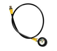 GLFLOW Misuratore di pressione subacquea, manometro per serbatoi subacquei, manometro per serbatoio con luminoso per quadrante e connessione filettatura M10-1