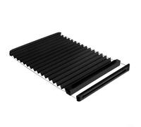 GLFLOW Parasole di ricambio per porta e finestra, 30,5 x 53,3 cm, in alluminio, pieghevole, protezione segreta, copertura per la privacy per camper, camper, rimorchi