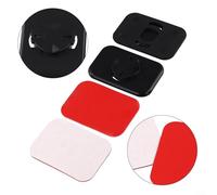 GLFLOW Piastra adattatore per telefono bici per Garmin, per SRAM, per supporti per computer IGPSPORT, supporto per cellulare da ciclismo con nastro resistente, nero (2 pezzi)