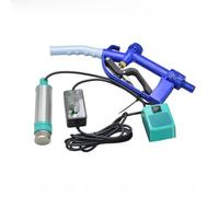 GLFLOW Pompa di trasferimento di olio e acqua senza fili alimentata a batteria, 21 V, autoadescante sommergibile con filtro rimovibile per edilizia e uso agricolo, portata 30-40 l, (38 mm)