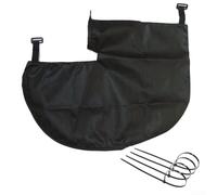 GLFLOW Sacchetto sottovuoto per foglie di ricambio, per raccogliere foglie, fondo con cerniera per accessori trituratori, aspirapolvere da giardino