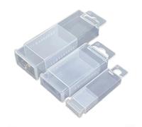 GLFLOW - Scatola di stoccaggio per parti di utensili telescopiche trasparenti, organizer espandibile per punte da trapano, frese e svasatori, custodia compatta in plastica in 3 dimensioni (2)