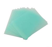 GLFLOW Set di 10 coperture protettive per casco da saldatura, trasparenti, in policarbonato, resistenti al fuoco, anti goccia, in policarbonato (110 x 90 mm)