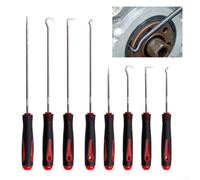 GLFLOW Set di strumenti per la rimozione dell'auto, set di ganci e ganci per la rimozione di guarnizioni dell'olio (corti)