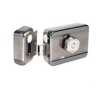 GLFLOW Smart Gate Lock - Serratura elettrica per porta, con telecomando per carte di credito, per proprietà in affitto, sicura per accesso, meccanismo di blocco con codice di accesso, facile da