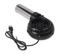 GLFLOW Soffiatore portatile per barbecue alimentato tramite USB, strumento perfetto per accendere rapidamente la griglia o il fuoco da campeggio (velocità non regolabile)