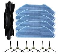 GLFLOW Spazzola principale, spazzole laterali e panni per mocio di ricambio per aspirapolvere Lefant M1, M2 Pro, M2S, per OKP K8