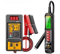 GLFLOW Tester relè, tester batteria auto, RT01 Tester relè automobilistico, display digitale 12V e 24V analizzatore relè per veicoli, design portatile compatto (RT01-BF01)