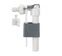 GLFLOW Valvola di ingresso dell'acqua della toilette nascosta a quattro punti con il sostegno diritto, interfaccia filettata a 4 pollici