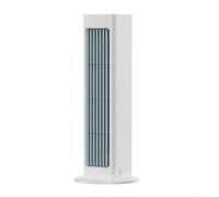 GLFLOW Ventilatore silenzioso, ventilatore a torre senza pale, silenzioso con potente circolazione dell'aria per ufficio e cucina (bianco)