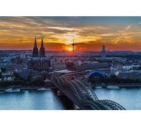 GLHUIOZ 1000 Pezzi, Puzzle Adulti Colonia Germania Fiumi Ponti Battello fluviale 75x50cm