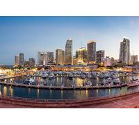 GLHUIOZ 1500 Pezzi, Puzzle Adulti Marina degli Stati Uniti Yacht Motoscafo Miami 87x57cm