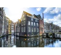 GLHUIOZ 1500 Pezzi, Puzzle Adulti Ponti Paesi Bassi Amsterdam 87x57cm