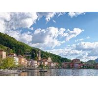 GLHUIOZ 1500 Pezzi, Puzzle Adulti Porti turistici sul lago Ceresio Italia 87x57cm