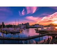 GLHUIOZ 1500 pezzi puzzle per adulti, grandi e impegnativi puzzle per adulti, intrattenimento 1500 pezzi puzzle regalo per amici familiari Porti turistici canadesi 87x57cm