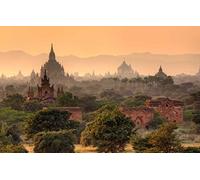 GLHUIOZ 1500 Pezzi Puzzle-Puzzle di Legno-Relax Puzzle Giochi-rompicapo Puzzle per Bambini e Adulti Regali Asia,Tempio,Birmania,Myanmar,87x57cm