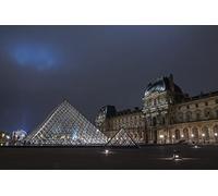 GLHUIOZ 500 Pezzi, Puzzle Adulti Francia Museo del Louvre Città 52x38cm