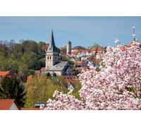 GLHUIOZ 500 Pezzi, Puzzle Adulti Germania Fioritura Warburg 52x38cm