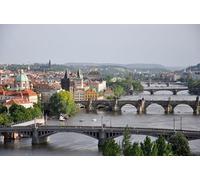 GLHUIOZ 500 pezzi puzzle per adulti, grandi e impegnativi puzzle per adulti, intrattenimento 500 pezzi puzzle regalo per amici familiari Repubblica di Praga 52x38cm