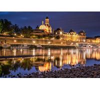 GLHUIOZ 500 pezzi puzzle per adulti, grandi e impegnativi puzzle per adulti, intrattenimento 500 pezzi puzzle regalo per amici familiari Germania Fiumi Battello fluviale 52x38cm