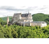 GLHUIOZ 500 Pezzi Puzzle-Puzzle di Legno-Relax Puzzle Giochi-rompicapo Puzzle per Bambini e Adulti Regali Castelli 52x38cm