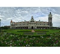 GLHUIOZ Genuine Puzzles. 1000 Pezzi. Stazione centrale della Nuova Zelanda, città di Dunedin 75x50cm