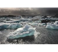 GLHUIOZ Genuine Puzzles,500 Pezzi,Ghiaccio,Tempesta,Luce del sole,52x38cm