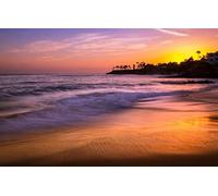 GLHUIOZ Genuine Puzzles,500 Pezzi,Tramonto,Laguna Beach,Heisler Park,52x38cm