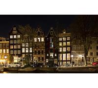 GLHUIOZ Genuine Puzzles. 500 Pezzi. Via Amsterdam Paesi Bassi 52x38cm