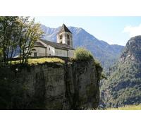 GLHUIOZ Other Impossible Puzzle, 1000 Pezzi, Chiesa Svizzera Ticino 75x50cm
