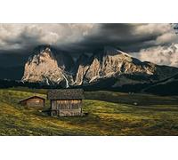 GLHUIOZ Other Impossible Puzzle,500 Pezzi,Alpe Di Siusi,Alto Adige,52x38cm