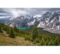 GLHUIOZ Other Impossible Puzzle,500 Pezzi,Canada,Alberta,Lago Moraine,Valle delle Dieci Cime,52x38cm