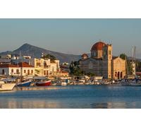 GLHUIOZ Other Impossible Puzzle, 500 Pezzi, Grecia Isole Mare Porti turistici 52x38cm