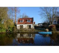 GLHUIOZ Puzzle 1000 Pezzi paesaggi-Puzzle di Legno- Relax Puzzle Giochi-rompicapo Puzzle Città Romantica per Bambini e Adulti Regali Paesi Bassi Fiumi Abcoude 75x50cm