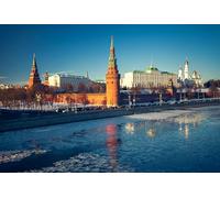 GLHUIOZ Puzzle 1000 Pezzi Puzzle adulti Puzzle Classico paesaggio - Gioco di Puzzle e Gioco di Famiglia, Consigliato per Adulti o Oltre 6 Anni Fiumi della Russia 75x50cm