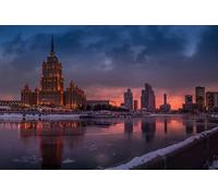 GLHUIOZ Puzzle 1000 Pezzi Puzzle adulti Puzzle Classico paesaggio - Gioco di Puzzle e Gioco di Famiglia, Consigliato per Adulti o Oltre 6 Anni Russia Rivers Marinas 75x50cm
