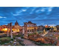 GLHUIOZ Puzzle 1000 Pezzi Puzzle adulti Puzzle Classico paesaggio - Gioco di Puzzle e Gioco di Famiglia, Consigliato per Adulti o Oltre 6 Anni Italia Roma Rovine Foro Romano 75x50cm